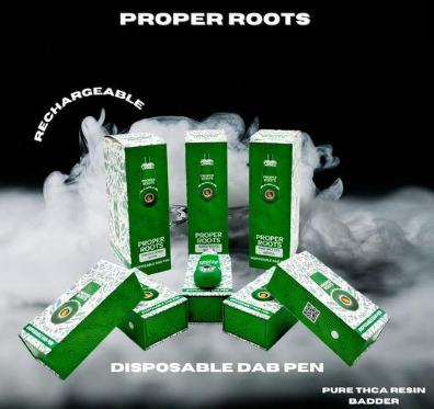 PROPER ROOTS HALF GRAM THC-A DISPOSABLE DAB PEN