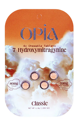 OPIA 7HYDROXY CHEWABLE TABLETS 20mg x 4CT