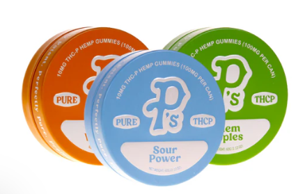 PUSHIN P'S EDIBLES GUMMIES PURE THC-P (16MG / PACK) / (480MG / 30CT DISPLAY)