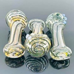 3" 2PC HANDPIPE ASSORTED DESIGNS