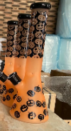 CHEECH 14in "GET SPOOK'D" WATERPIPE HALLOWEEN | ORANGE (CHE-346)