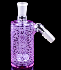 CHEECH 14MM 45 DEGREE DRY ASH CATCHER ASSORTED COLOR (CH-ASH-009 14-45)
