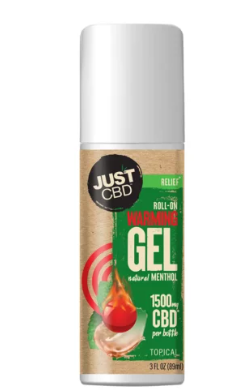 JUST CBD 1500MG ROLL ON WARMING GEL