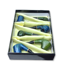 6" LINING DESIGN HAND PIPE ASSORTED COLORS (VPK-BU-01)