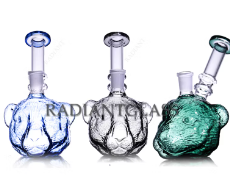 5" CHEETAH SKIN WATER PIPE ASSORTED COLOR