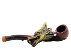 CHEECH 5in "DRAGON HEAD" DESIGN HAND PIPE (CH-PIPE-233)