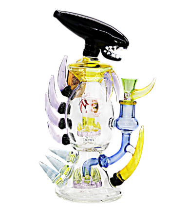 CHEECH 12in "EXTRATERRESTRIAL INVADER" DESIGN WATER PIPE (CHE-288)