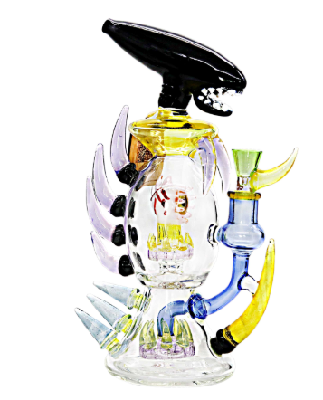 CHEECH 12in "EXTRATERRESTRIAL INVADER" DESIGN WATER PIPE (CHE-288)