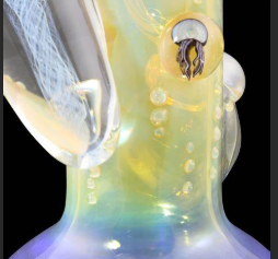 8" JELLY FISH DESIGN WATERPIPE (VPK-WP-13)