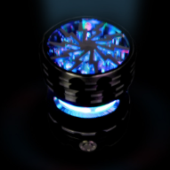 THUNDERBOLT ASSORTED COLORS W/LED METAL GRINDER