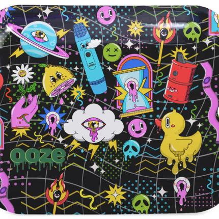 OOZE SMALL METAL ROLLING TRAY | TIME WARP