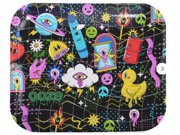 OOZE SMALL METAL ROLLING TRAY | TIME WARP
