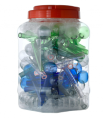 4" ASSORTED COLOR OIL BURNERS (30CT/JAR)