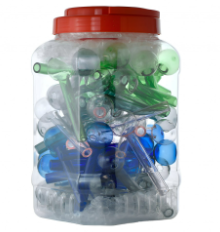 4" ASSORTED COLOR OIL BURNERS (60CT/JAR)