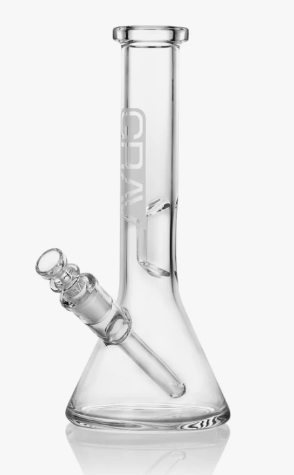 GRAV SMALL CLEAR BEAKER BASE WATER PIPE