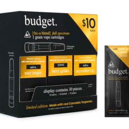 BUDGET LIMITED EDITION 1G THC-A CARTRIDGE
