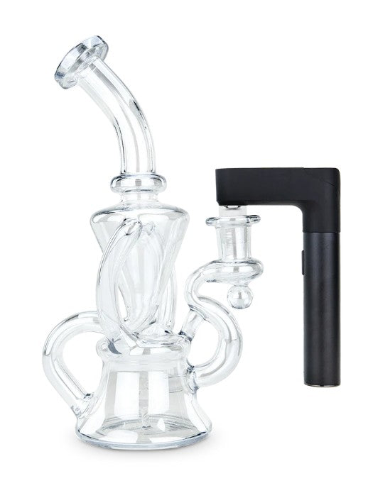 PUFFCO PIVOT GLASS ADAPTOR WITH 3D CHAMBER | ONYX