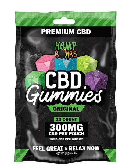 HEMP BOMBS 300MG CBD GUMMIES (20CT/BAGS) | ASSORTED FLAVORS