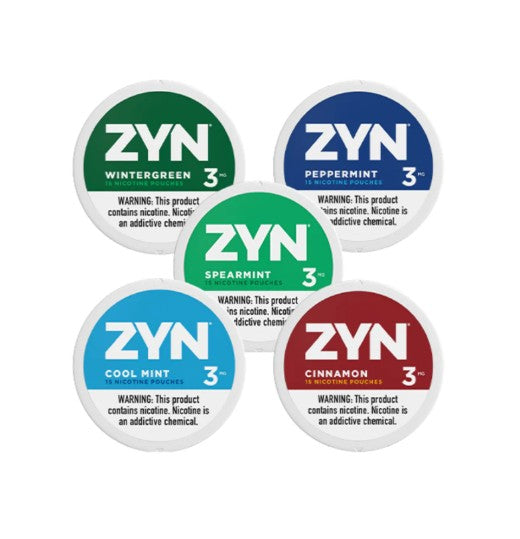 ZYN NICOTINE POUCHES (5CT/DISPLAY)
