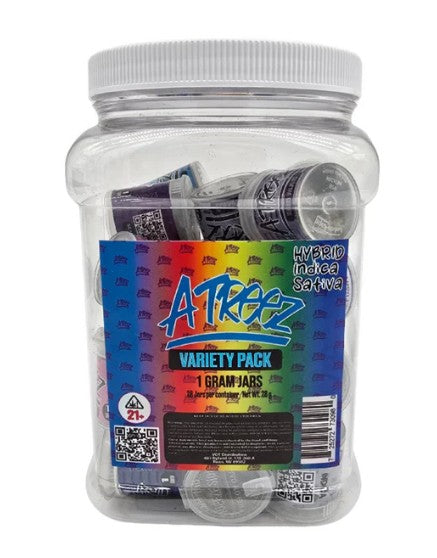 ATREEZ 1 GRAM THC-A VARIETY PACK FLOWER JAR (28CT JAR)