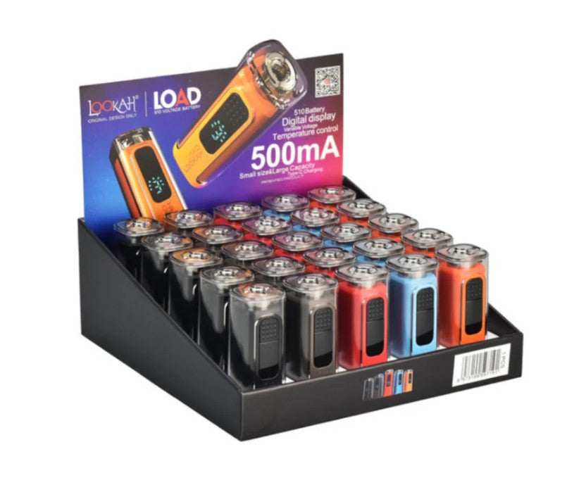 LOOKAH LOAD 500MAH 510 VAPE PEN BATTERY (25CT DISPLAY)