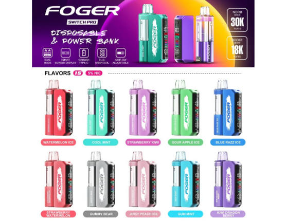 FOGER SWITCH PRO KIT 30K (5CT DISPLAY)