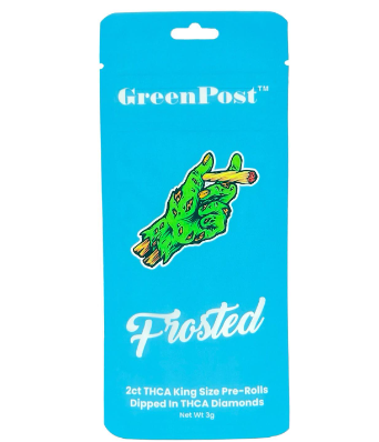 GREENPOST KING SIZE THCA PRE-ROLLS 1.5G EACH (2CT PACK)