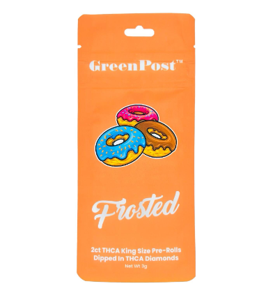 GREENPOST KING SIZE THCA PRE-ROLLS 1.5G EACH (2CT PACK)