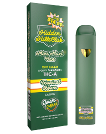 HIDDEN HILLS MINI MART BAR THC-A LIQUID DIAMONDS 1 GRAM DISPOSABLE