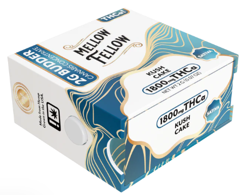 MELLOW FELLOW 2 GRAM THC-A BUDDER CANNABIS CONCENTRATE