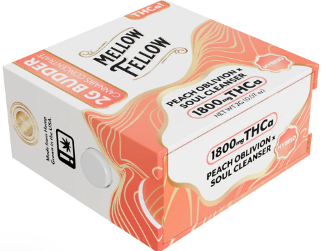 MELLOW FELLOW 2 GRAM THC-A BUDDER CANNABIS CONCENTRATE