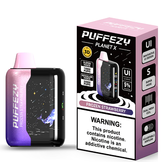 PUFFEZY PLANET X 25K 3D CURVE SCREEN DISPOSABLE VAPE (5CT DISPLAY)