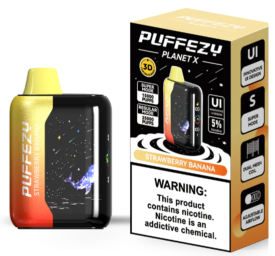 PUFFEZY PLANET X 25K 3D CURVE SCREEN DISPOSABLE VAPE (5CT DISPLAY)