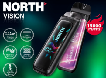 NORTH VISION 15000 PUFSS (5CT DISPLAY)