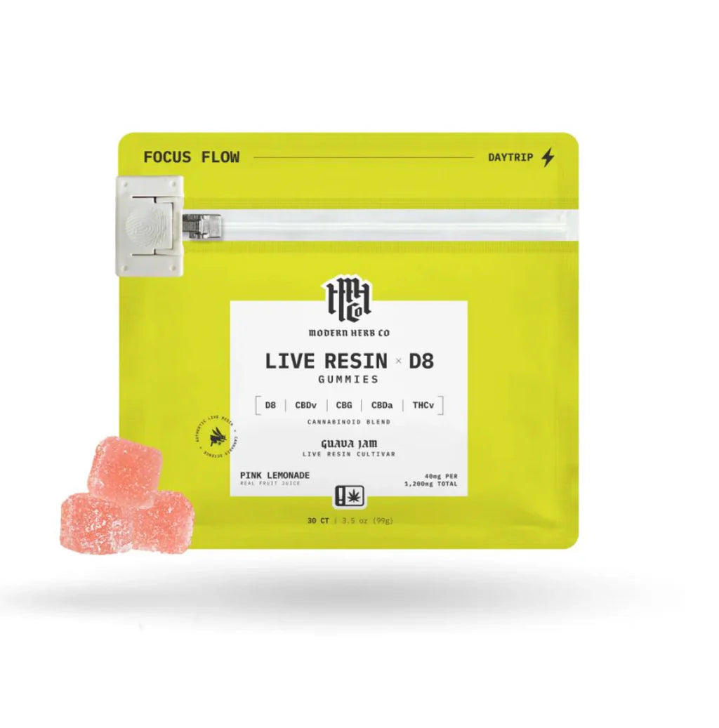 MODERN HERB CO LIVE RESIN D8 GUMMIES (30CT/BAG , 35MG/CT)