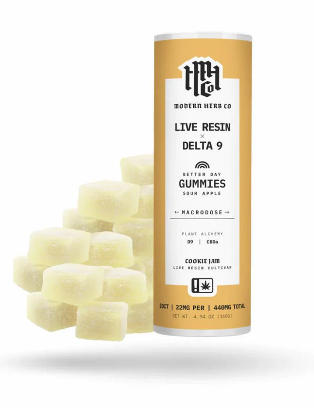 MODERN HERB LIVE RESIN D9 GUMMIES (20CT X 22MG)