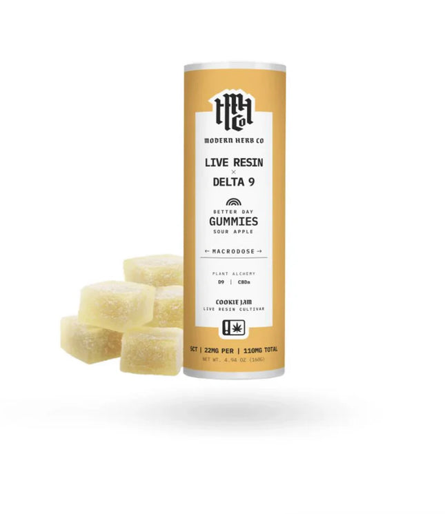 MODERN HERB LIVE RESIN D9 GUMMIES (5CT X 34MG)