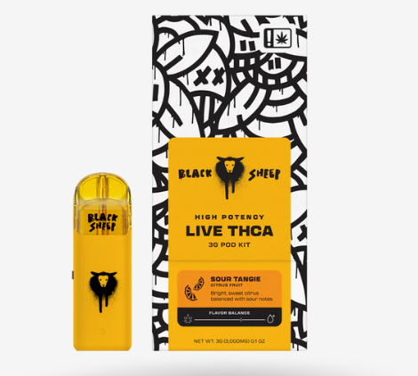 BLACK SHEEP HIGH POTENCY LIVE THCA 3 GRAM POD REFILL