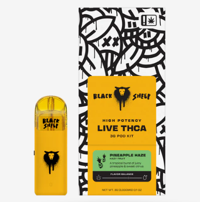 BLACK SHEEP HIGH POTENCY LIVE THCA 3 GRAM POD REFILL