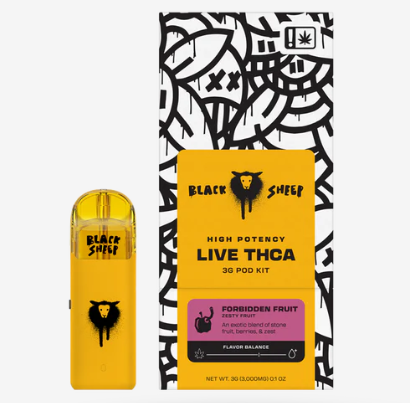 BLACK SHEEP HIGH POTENCY LIVE THCA 3 GRAM POD REFILL