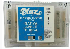 BLAZE THC-A DIAMOND DUSTED PRE ROLL PRE-ROLL (24CT/JAR)