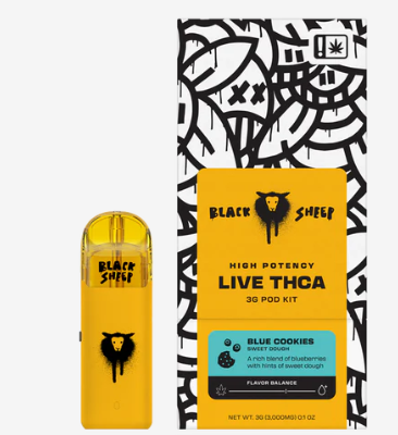 BLACK SHEEP HIGH POTENCY LIVE THCA 3 GRAM POD REFILL
