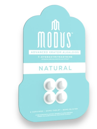 MODUS 7-HYDROXYMITRAGYNINE 80MG TABLETS (4CT x 20MG)