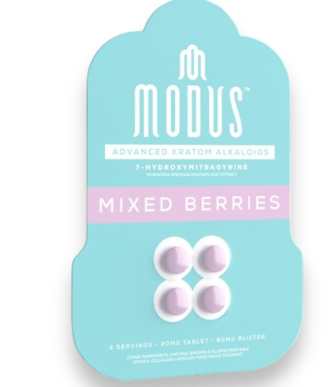 MODUS 7-HYDROXYMITRAGYNINE 80MG TABLETS (4CT x 20MG)