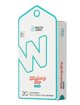 WHITE LABEL 2G THC-V + TH-P + CDT LIVE RESIN DISPOSABLE