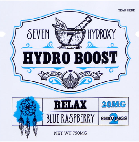 HYDRO BOOST SEVEN HYDROXY 20MG SINGLE SERVING (40CT DISPLAY)