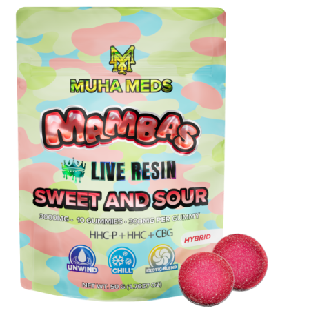 MUHA MEDS LIVE RESIN 3000MG GUMMIES (300MG/GUMMY)