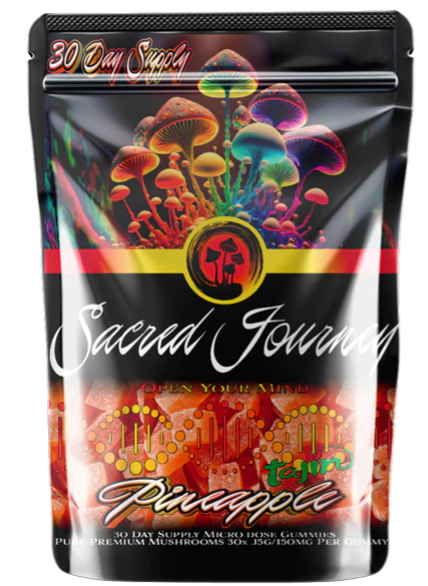 SACRED JOURNEY PROPRIETARY BLEND MUSHROOM GUMMIES (30CT BAG)