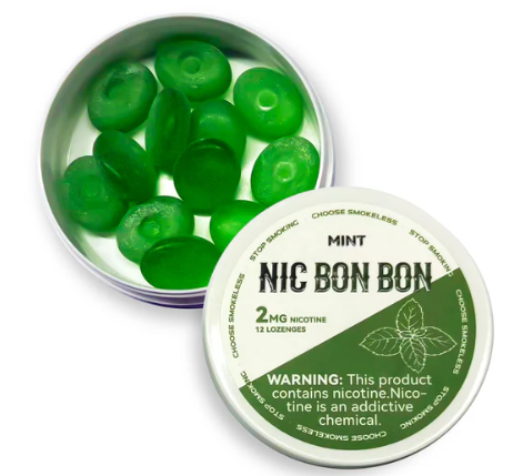 NIC BON BON 2MG NICOTINE CANDY (5 JAR DISPLAY)