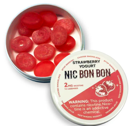 NIC BON BON 2MG NICOTINE CANDY (5 JAR DISPLAY)